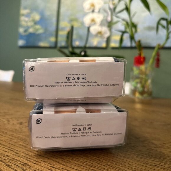 NWT! NEW! Calvin Klein Boxer Men's 3-Pack Classics Knit Boxers Underwear -Blue - Picture 6 of 6